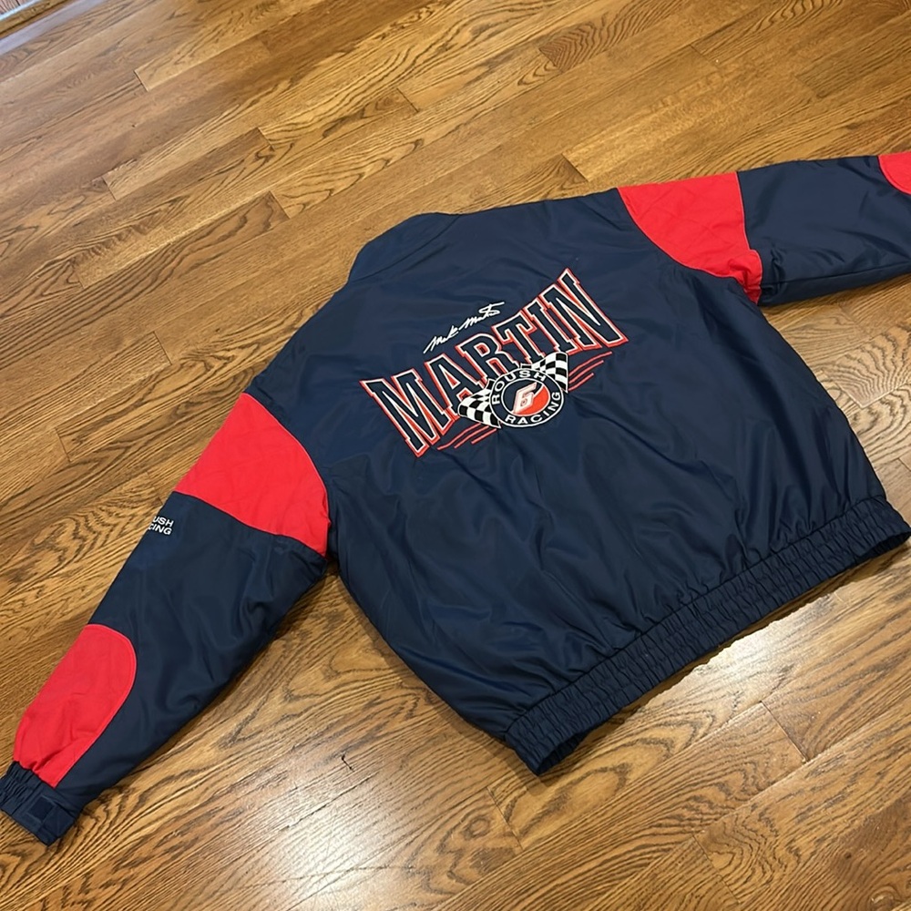 Vintage Nutmeg Racing Martin NASCAR Jacket. Rough Racing Martin #6. Size XL - Picture 17 of 17